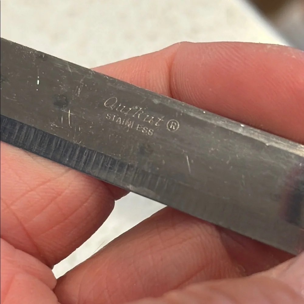 Vtg Borden's Starlac Buffet Knife Server Quikut Stainless Blade USA Ohio